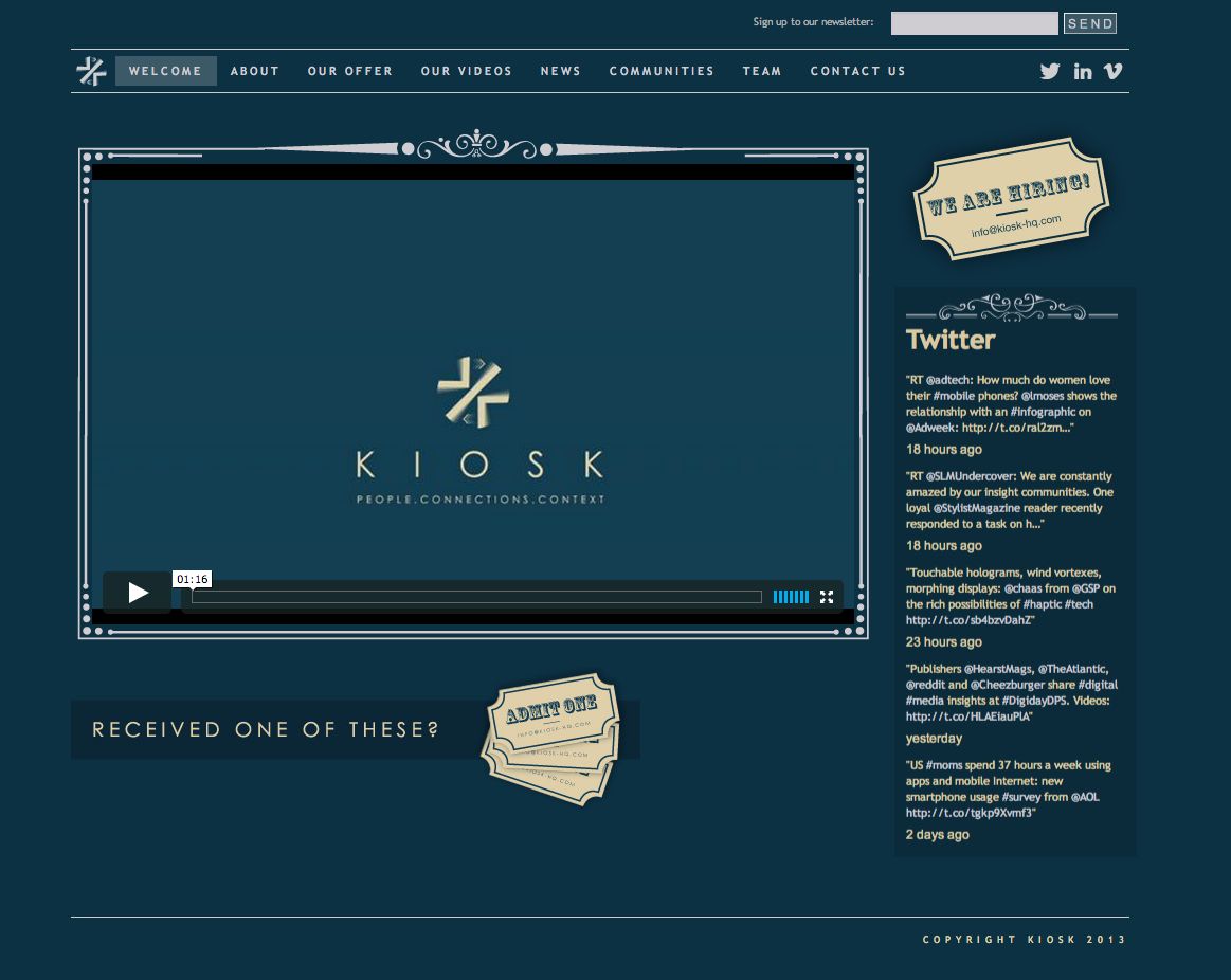 Website Kiosk